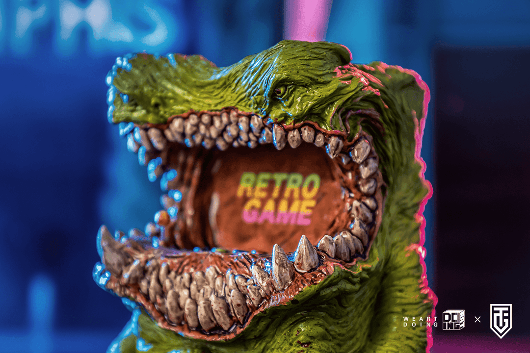 WeArtDoing X George Tsougkouzidis Arcade Monster - Green Designer Art Toy WeArtDoing