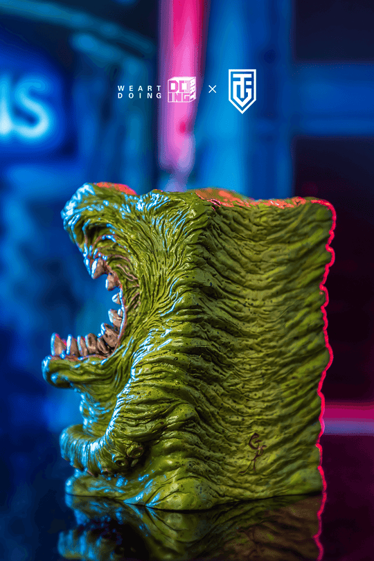 WeArtDoing X George Tsougkouzidis Arcade Monster - Green Designer Art Toy WeArtDoing