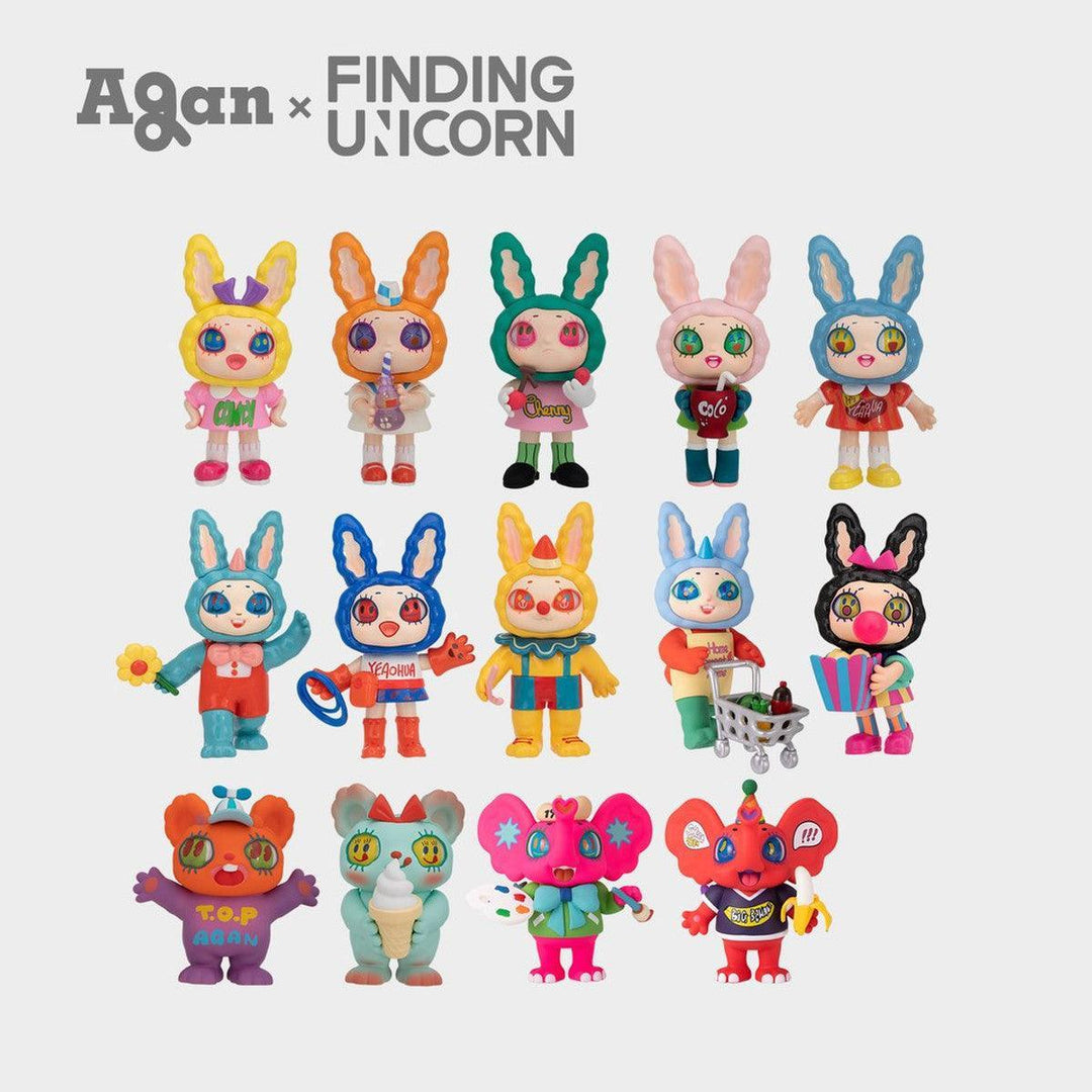 YEAOHUA AMERICAN VINTAGE BLIND BOX by Agan blind boxes Agan x Finding Unicorn