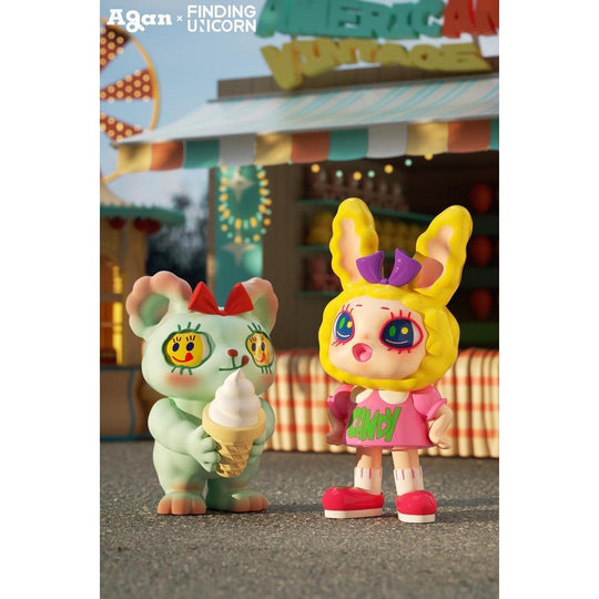 YEAOHUA AMERICAN VINTAGE BLIND BOX by Agan blind boxes Agan x Finding Unicorn