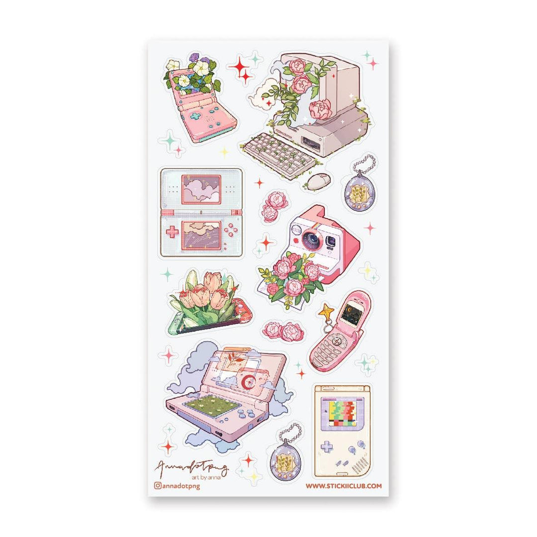 Blooming Tech Sticker Sheet Sticker STICKII