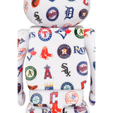400% & 100% Bearbrick set - MLB American League by MEDICOM TOYS - Bubble Wrapp Toys
