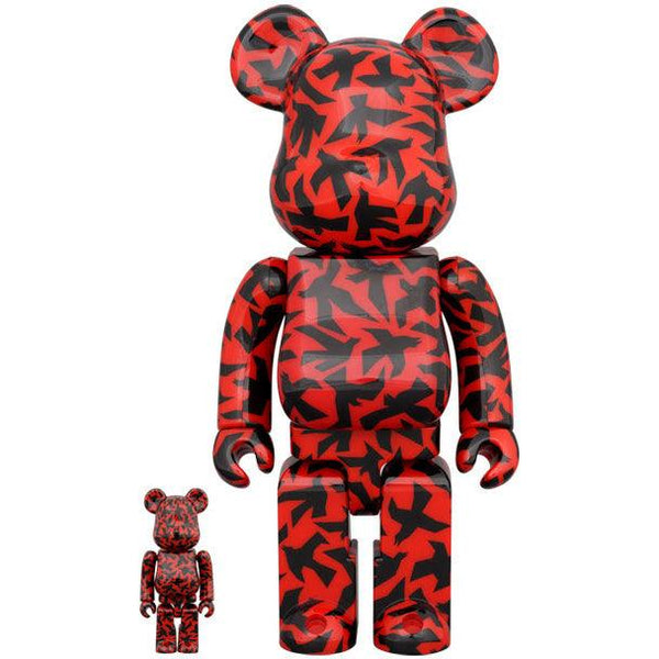400% & 100% Bearbrick Set - The Birds (Alfred Hitchcock) by MEDICOM TOYS - Preorder - Bubble Wrapp Toys