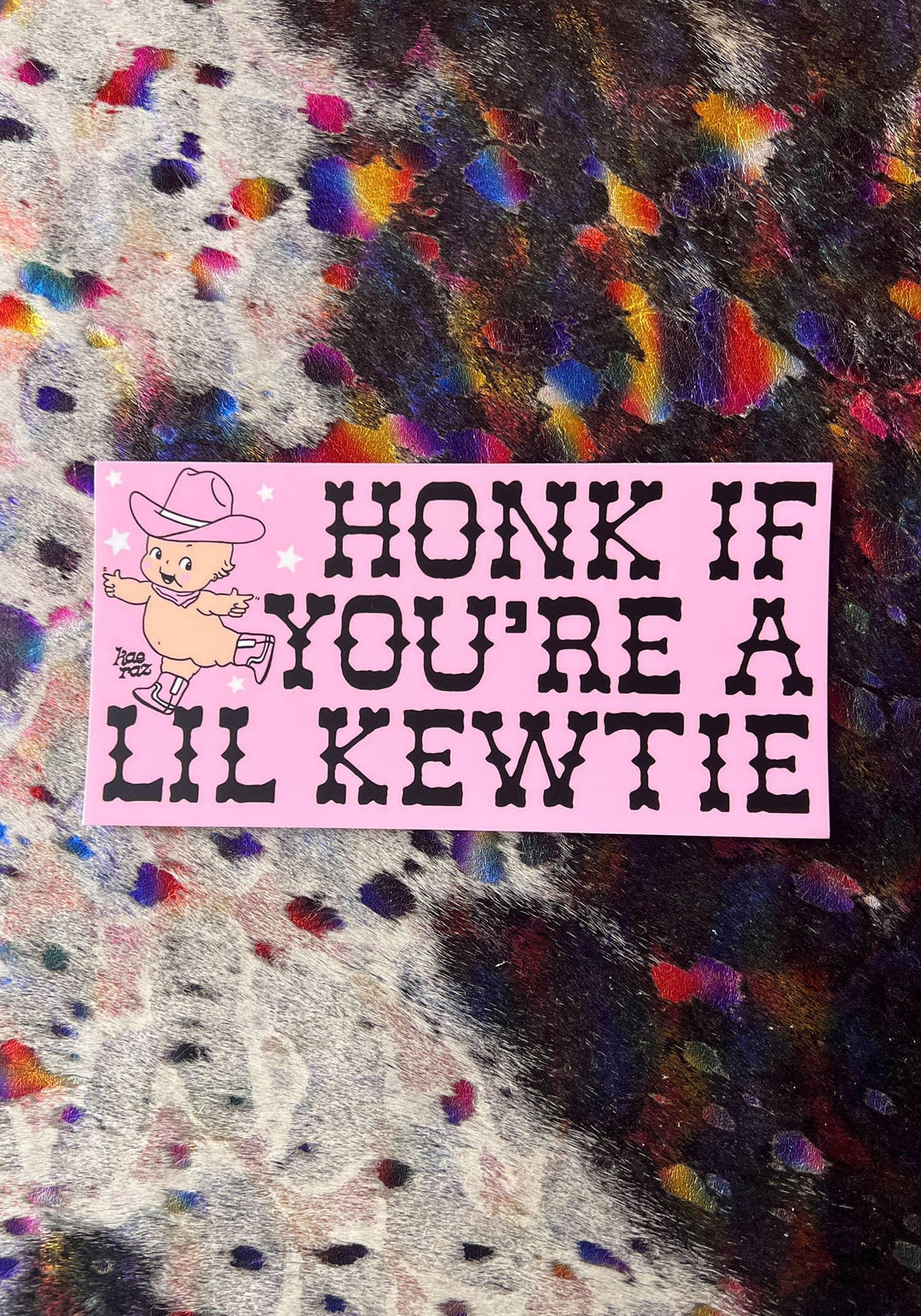 Cowpoke Kewtie Bumper Sticker kaeraz