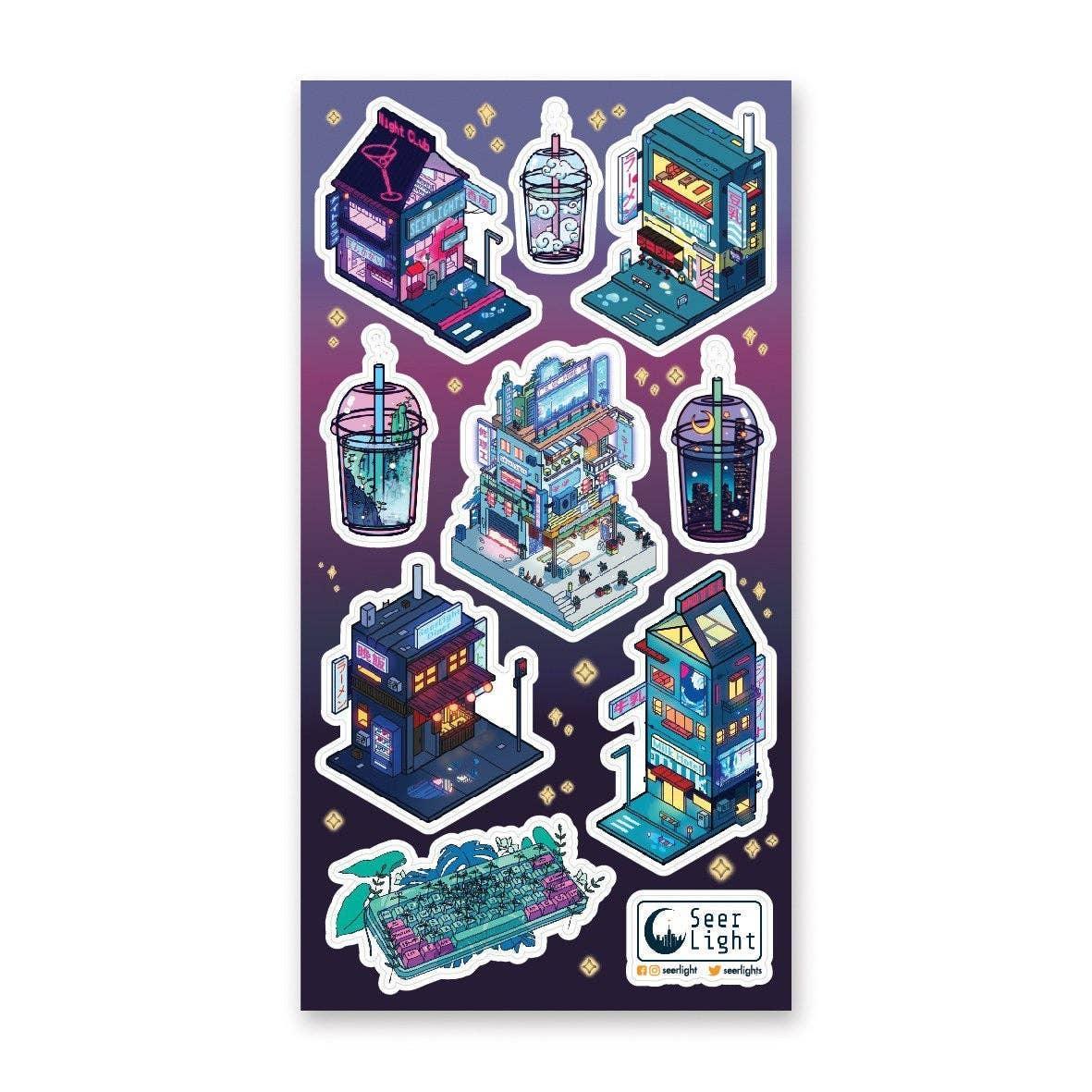 After Dark Sticker Sheet STICKII