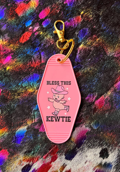 Cowpoke Kewtie Motel Keychain