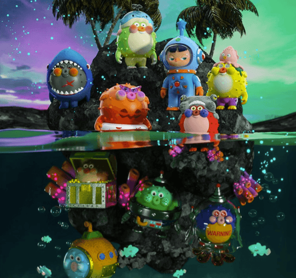 Chubby Popo Bi-Ocean Series(Origin Ver.) by Hidden Woo - Bubble Wrapp Toys