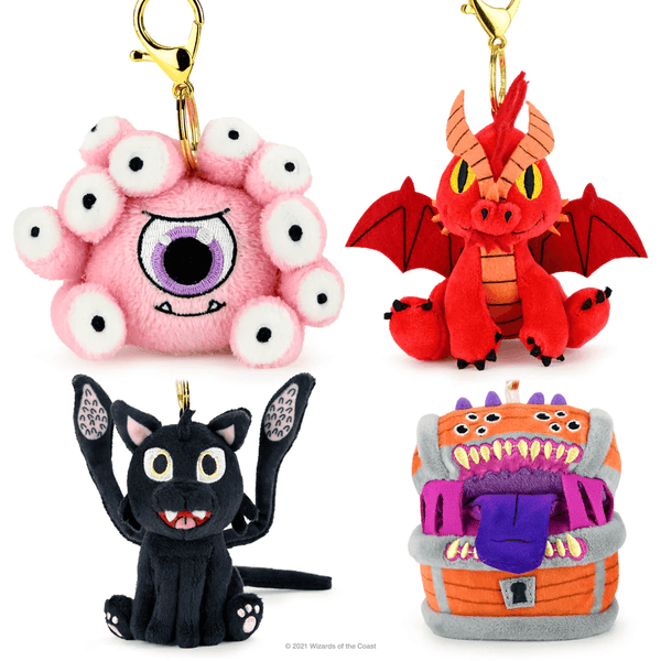 DUNGEONS & DRAGONS® 3" PLUSH CHARMS WAVE 1 - Bubble Wrapp Toys