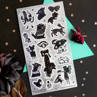 Fantastical Forest Creatures Sticker Sheet - Bubble Wrapp Toys
