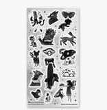 Fantastical Forest Creatures Sticker Sheet - Bubble Wrapp Toys
