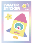 Happy Cosmo Moon Rocket Rico Big Water Sticker - Bubble Wrapp Toys