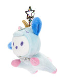 HELLO KITTY AND FRIENDS 3" UNICORN PLUSH CHARMS - Bubble Wrapp Toys