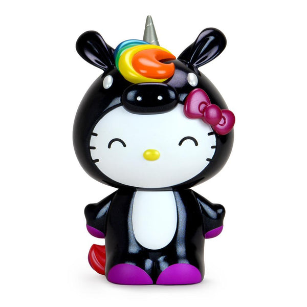 Hello Kitty Unicorn 8" Figure - Black by Kidrobot x Sanrio - Bubble Wrapp Toys