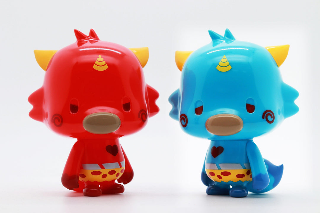JOBI THE MOON FOX - LUNABY: AKA & AOTA by OKLuna Designer Art Toy OKluna LUNABY AKA (RED)