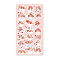 Lazy Days Sticker Sheet - Bubble Wrapp Toys