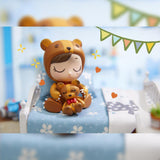 Little Amber Bear Holding Diary Blind Box Series by Amber Works x 1983 Toys - Bubble Wrapp Toys