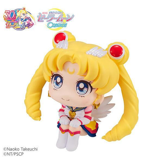 Look Up Series Pretty Guardian Sailor Moon Super Sailor Moon & Super Sailor Chibi Moon Designer Art Toy Megahouse