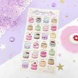Macaron Shop Sticker Sheet - Bubble Wrapp Toys
