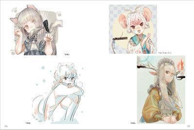 Madoromi no Yume to Hikari no Hakoniwa Art Book by Mizutame Tori book Genkosha Publishing