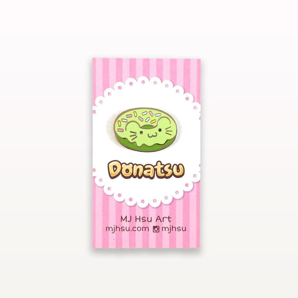Matcha Donatsu Pin by MJ Hsu - Bubble Wrapp Toys
