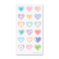 My Pastel Heart Sticker Sheet - Bubble Wrapp Toys