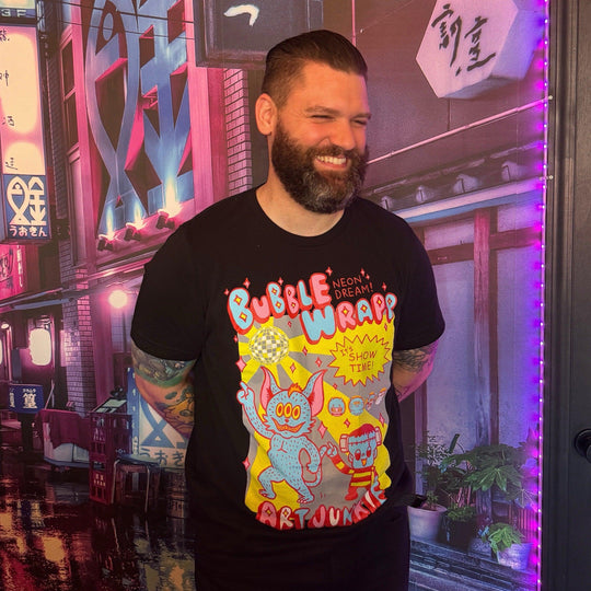 Neon Dream T-Shirt by Art Junkie x Bubble Wrapp t-shirt Art Junkie x Bubble Wrapp XL