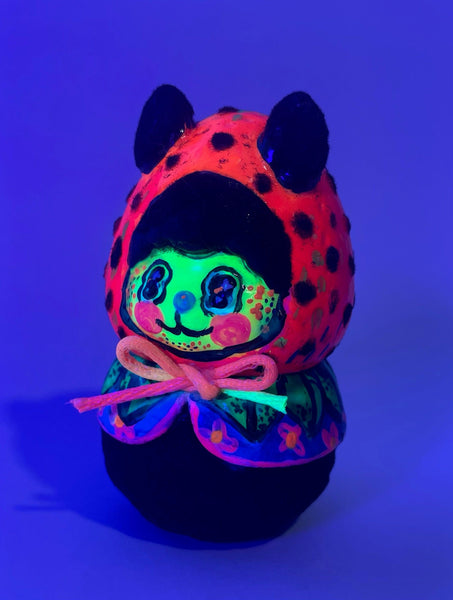 Neon Velvet Dolly by pinkgabbercat - Bubble Wrapp Toys