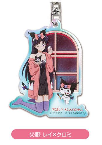 Pretty Guardian Sailor Moon Series x Sanrio Hino Rei x Kuromi Acrylic Keychain - Bubble Wrapp Toys