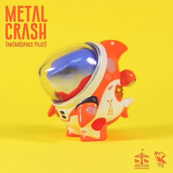 Space Pilot TAN TAN Metal Crash Orange by Kuchu x MGR - Bubble Wrapp Toys
