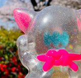 Spring Sparkle Maneki Calm Cat by Art Junkie x Bubble Wrapp - Bubble Wrapp Toys