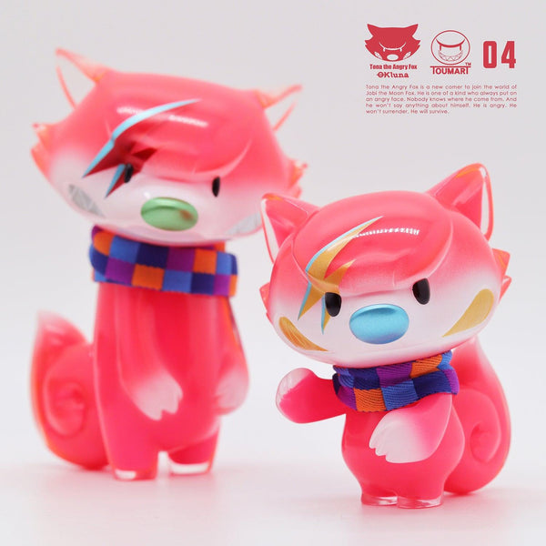 TONA the Angry Fox & Lil' TONA (Dual Set) by OKluna x TOUMA - Bubble Wrapp Toys
