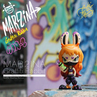 Yumezawa Mon2 Graffiti Rabbit Series 1 by Devil Toys x MAR2INA x Yumezawa Naha - Bubble Wrapp Toys